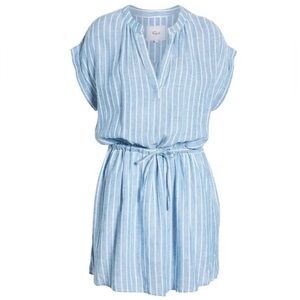 Rails Rails Emma Stripe Linen Blend Mini Dress XS